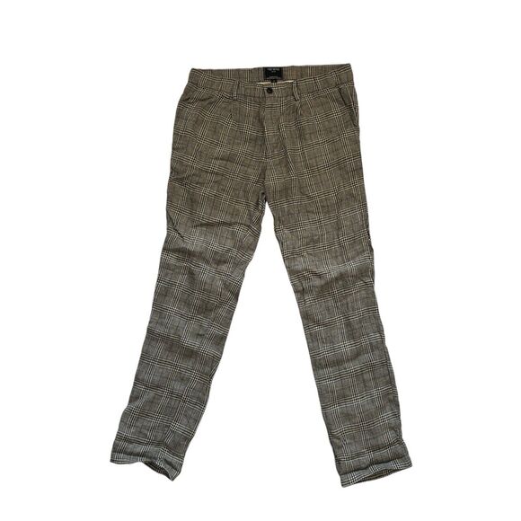 Todd Snyder Linen Plaid Summer Pants Size‎ Small - Picture 1 of 7